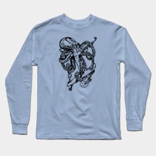 SEEMBO Octopus Skater Skateboarding Skateboard Skating Skateboarder Long Sleeve T-Shirt